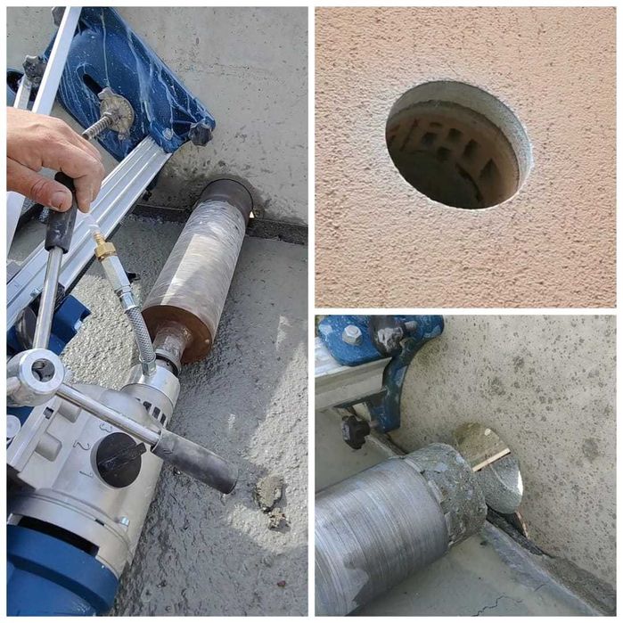 Carotare taiere beton, gaura hota, aerisire, taiere beton cu disc