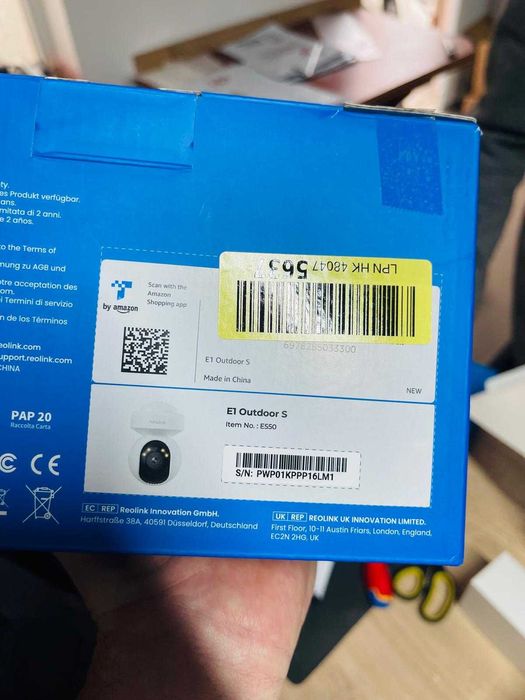 Cameră de supraveghere exterioară Reolink 4K cu urmărire automată