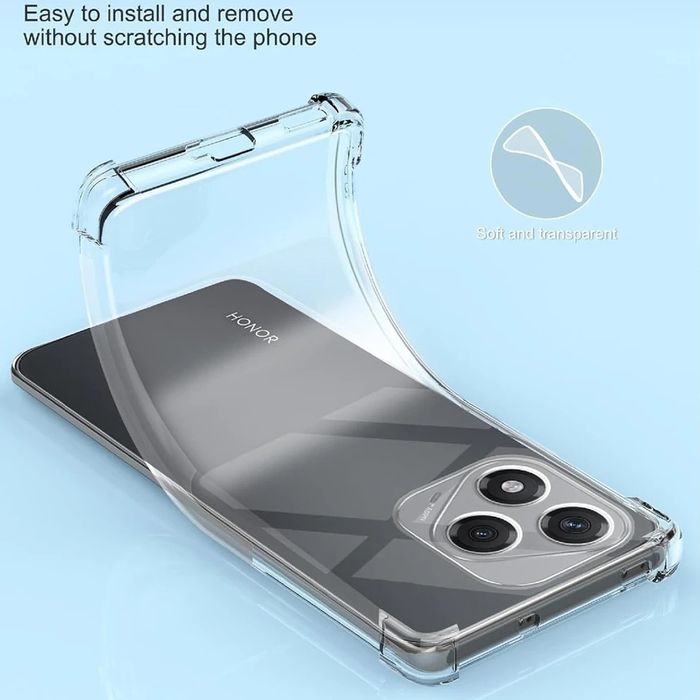 Honor 400 / Pro / Lite/Удароустойчив силиконов кейс с камера протектор