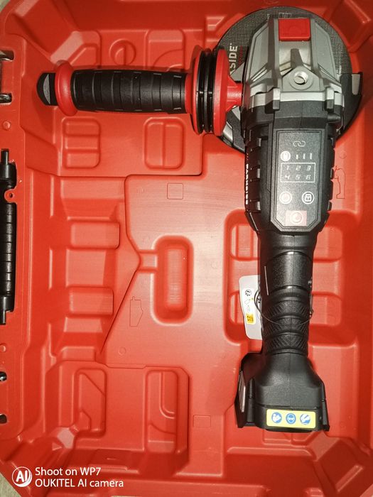 Parkside flex turatie variabila polidisc polizor pe baterie 20V 8A 4A