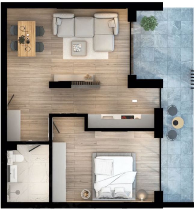 Queens Residence - Direct proprietar - De vânzare apartament 2 camere