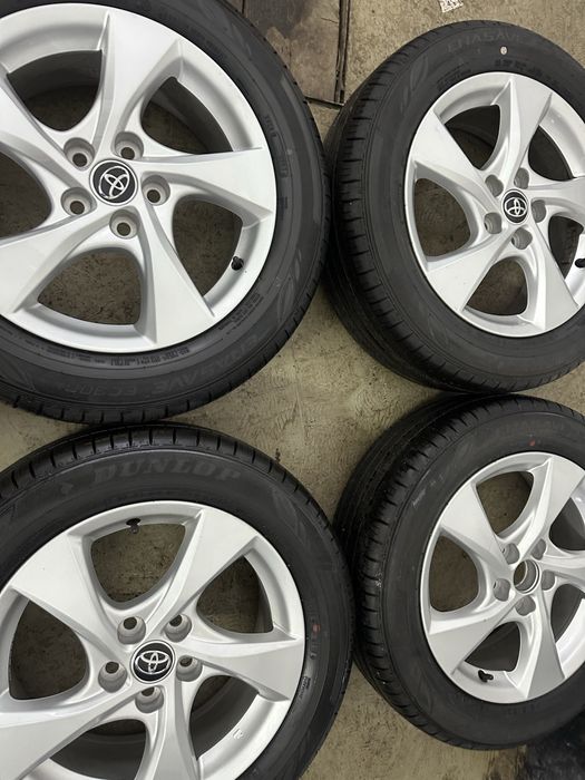Set jante aliaj pe 17 originale Toyota