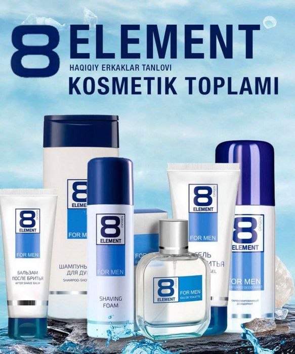 Erkaklar uchun 8 element nabor