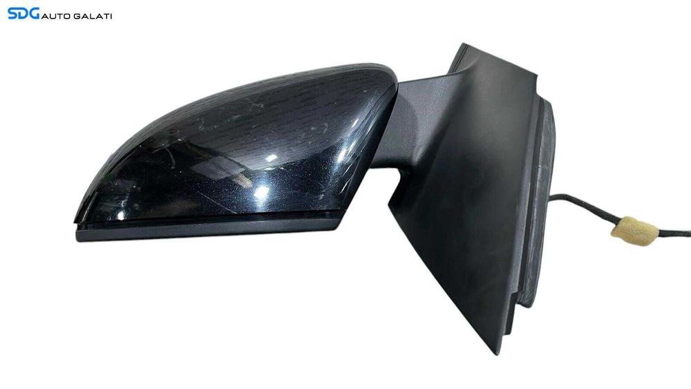 Oglinda Electrica Stanga Volkswagen Polo R 2009 - 2014 Culoare Negru Lucios Cod 8R2 857 501 J C9X [ L5708 ]