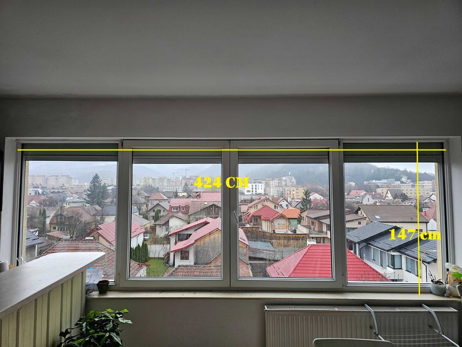 Geam termopan cu tamplarie PVC