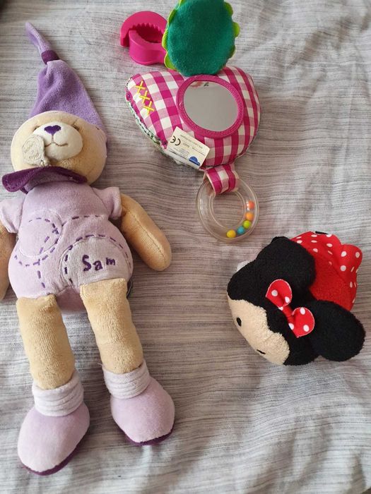 НОВА ЦЕНА Страхотни бебешки играчки - сърце, калинка, мече, тигърче