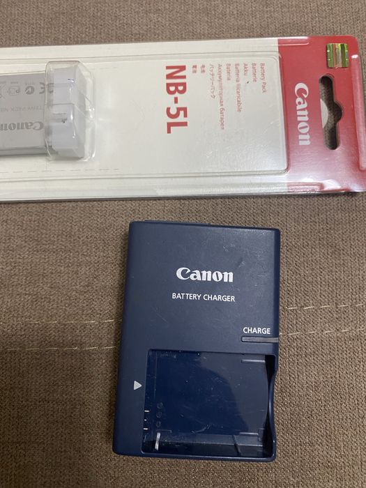 Baterie canon originala nb-5l  incarcator cb-2lxe