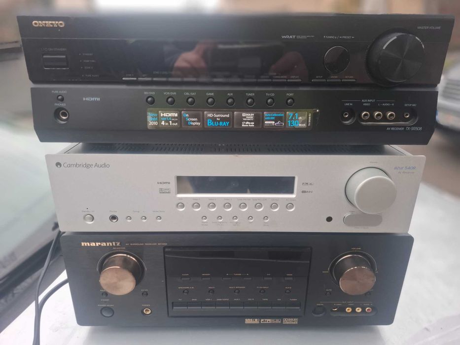 yamaha onkio amplituner receiver 7.2  hdmi bluetooth usb arc net