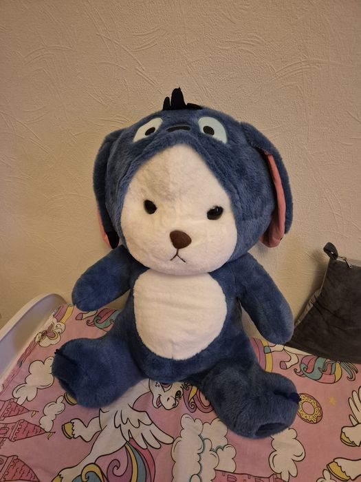 Мишка в костюме Стич 60 см