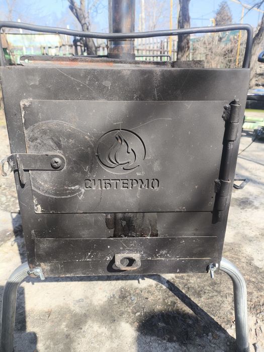 Печка для палатки,на дровах.