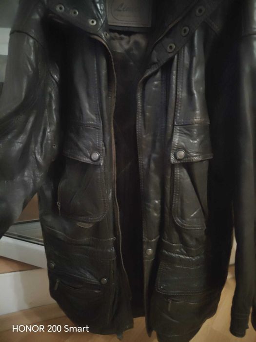 Haina din piele barbati