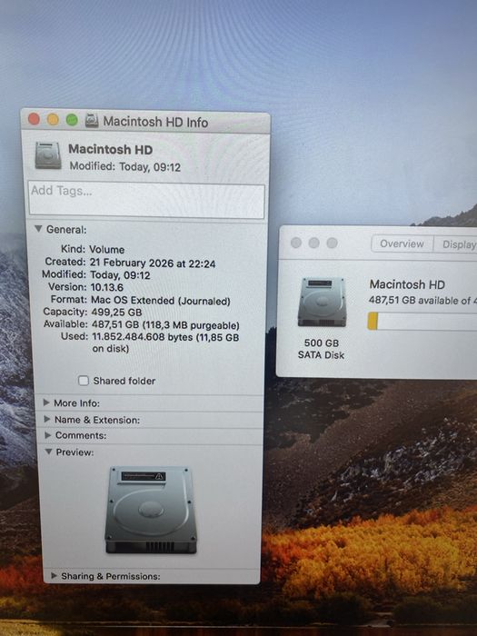 Mac mini (mid 2011) i5 4Gb DDR3 HDD 500Gb