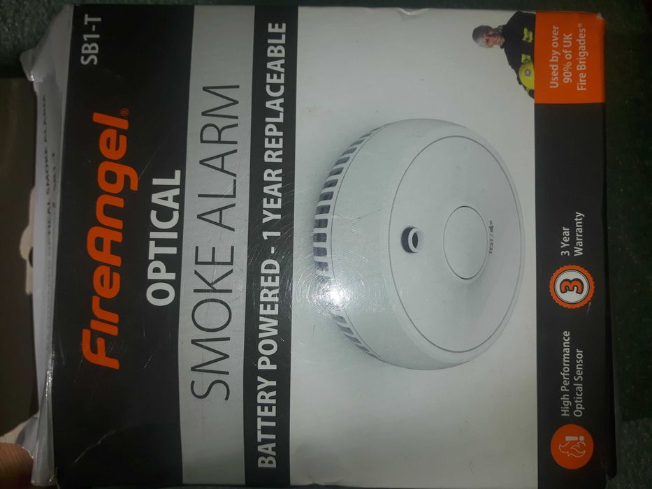 противо пожарна Аларма -FireAngel Optical/Smoke Alarm/Battery powered/ SB1-T  FireAngel Optical/Smoke Alarm/Battery powered/ SB1-T