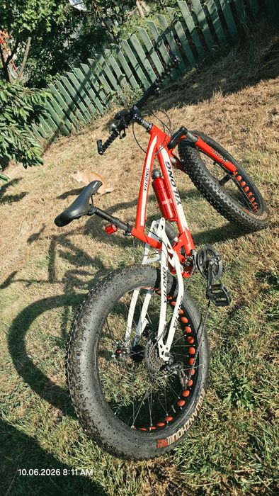 Fatbike YILONG 26x4.0 Full Suspension, cadru 17", frâne pe disc – stare bună