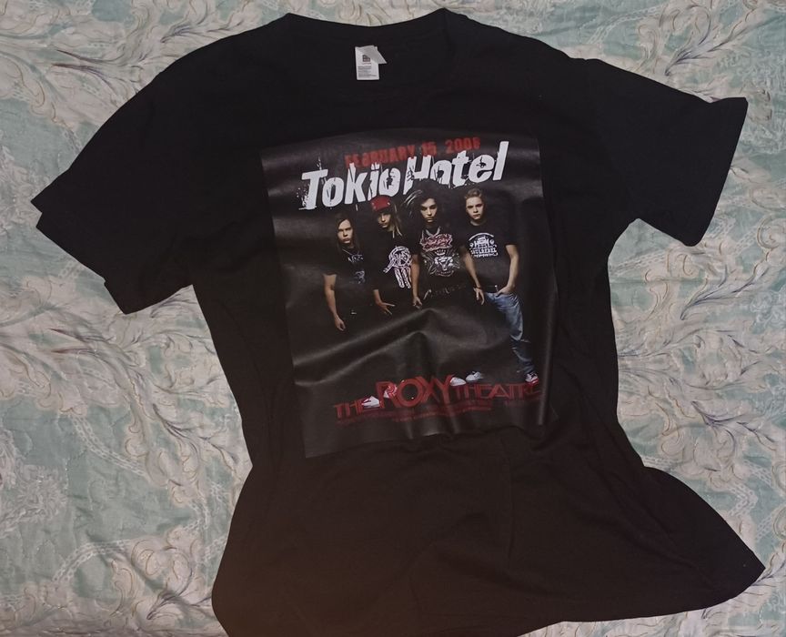 Винотажная футболка Tokio Hotel «The Roxy Theatre» 2006
