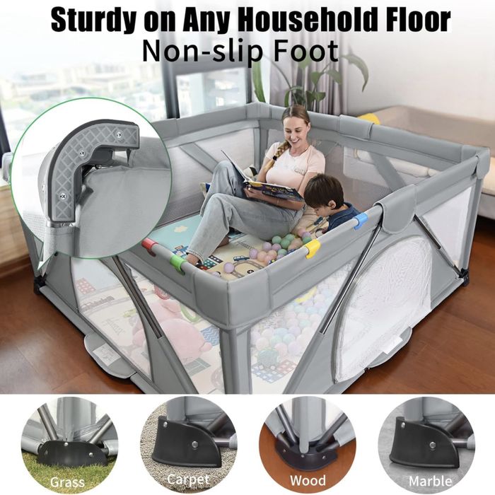 Țarc pliabil pentru copii 180x150x65cm