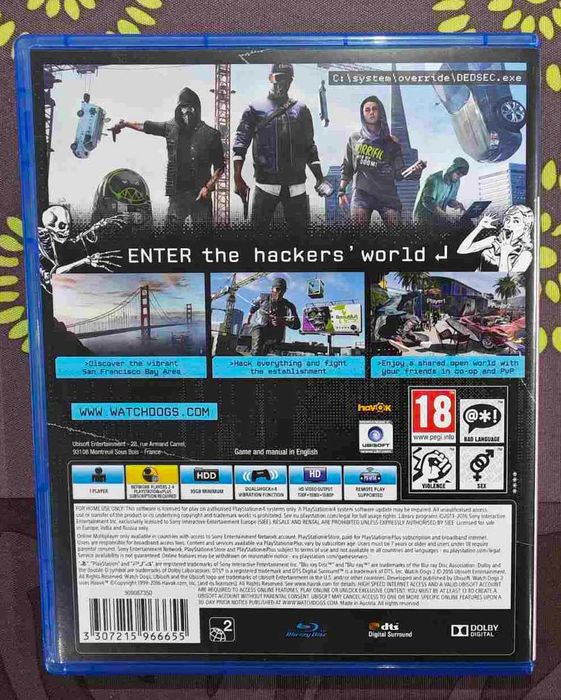 Watch Dogs 2 PS4