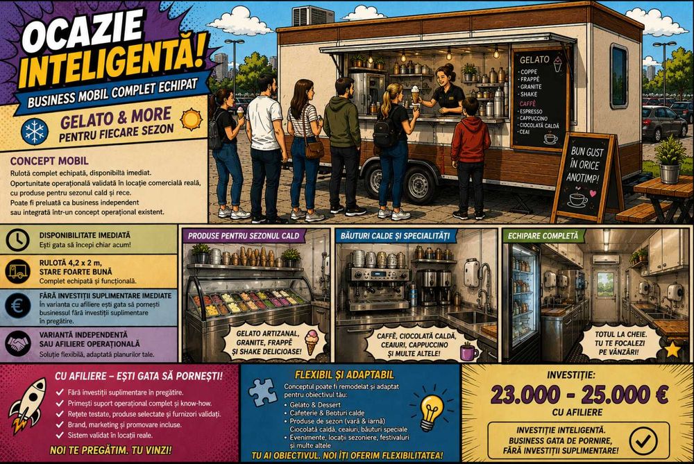 Business mobil dessert & beverage