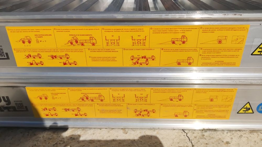 Рампи за багери и подемна техника