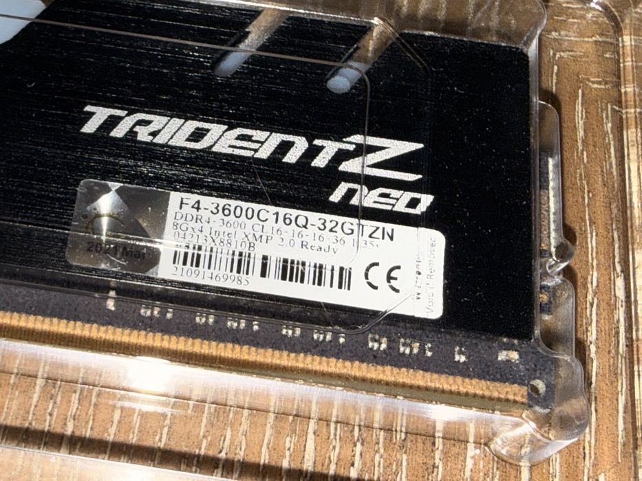 RAM DDR4 G.Skill Trident Z Neo 32GB 3600MHz CL16 (4x8GB)