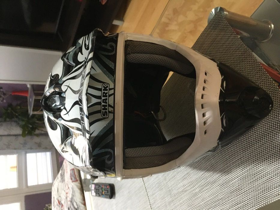 Каска Shark + очила Scott