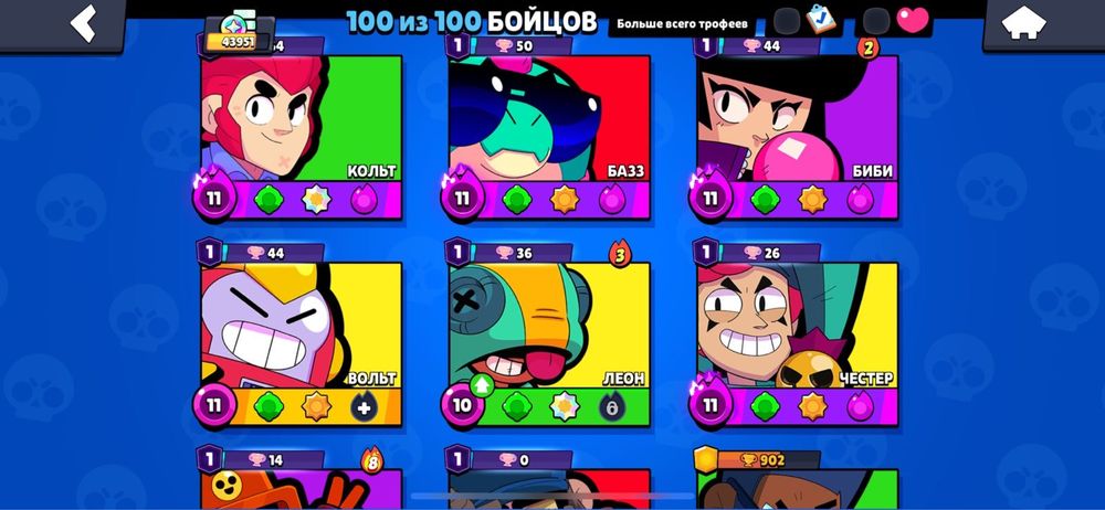 Продам аккаунт brawl stars