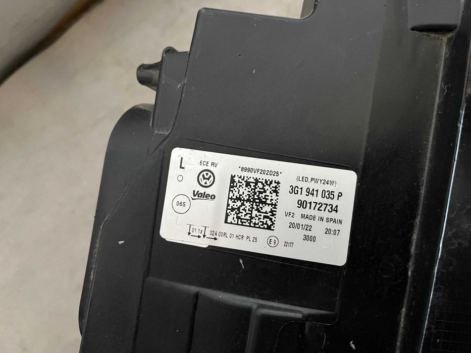 Far stanga full led Vw Passat B8 facelift dupa 2020 cod 3G1941035P