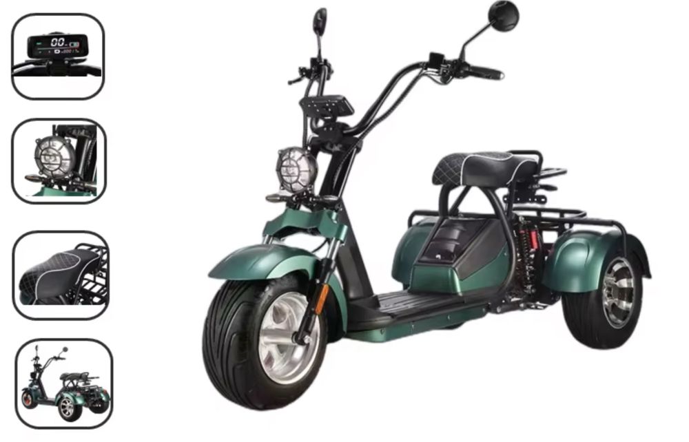 Scuter electric  fara permis 2000W