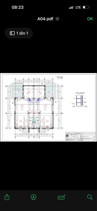 Duplex din faza de proiect !