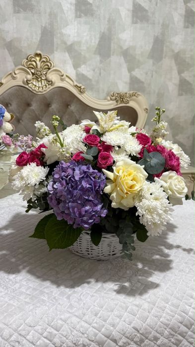 Большая корзина цветов