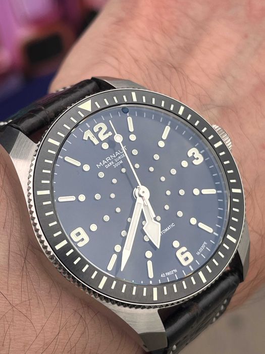Ceas Diver barbatesc automatic MARNAUT Dark Surge 300T (Tissot,Doxa)