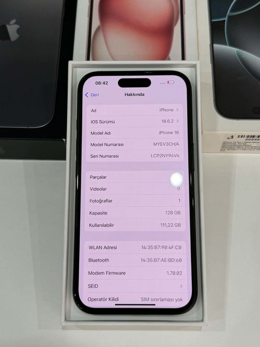 iPhone 16 Black 128GB