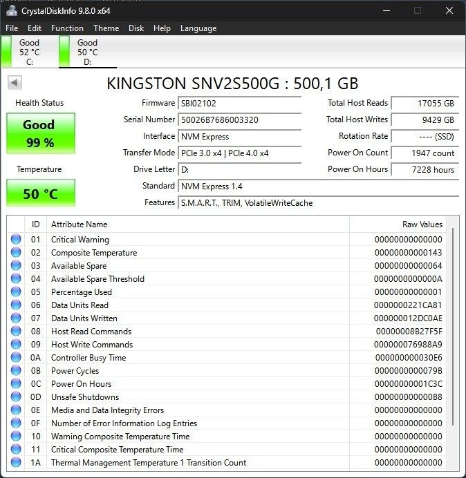 Продам SSD M.2 Kingston