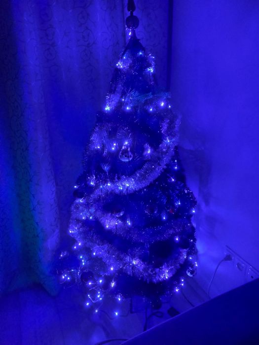 Елка красавица, искусственная,  пушистая, высота 145см