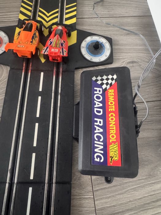 Set curse auto electric TURBO TECH – Road Racing, complet, cu cutie