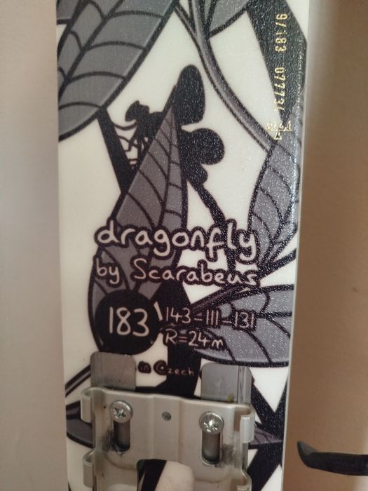 Фриирайд ски с автомати Dragonfly 183cm