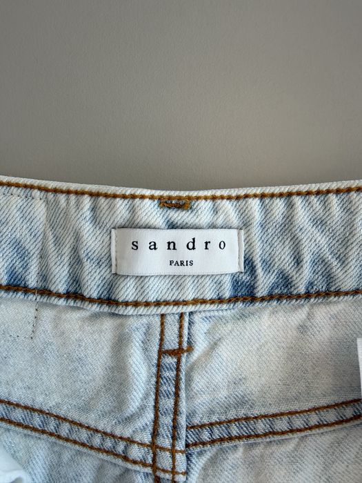 Blugi drepți cu talie înaltă, Sandro