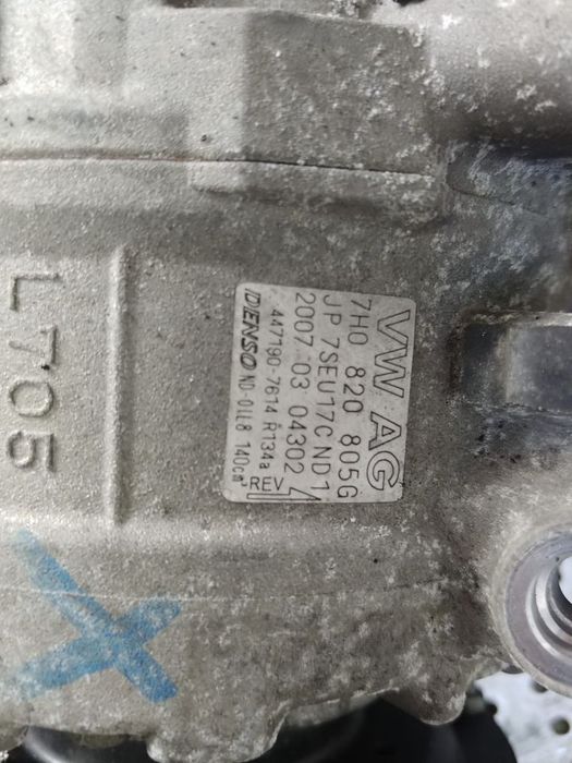 compresor clima ac 2.5 tdi bpe vw touareg 7l  7h0820805g  447190-7614