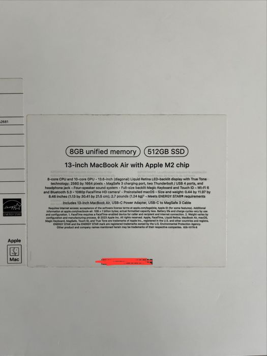 Продам MacBook Air M2 / 512gb / 97%