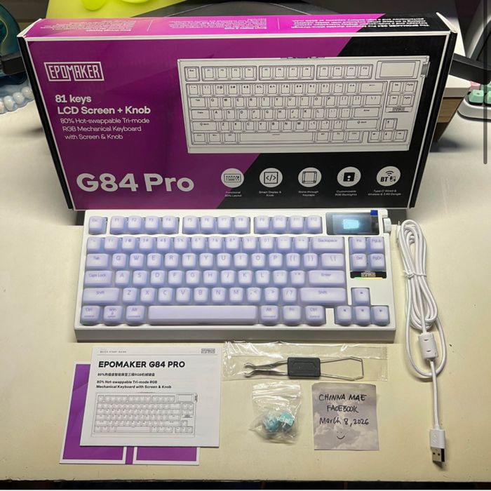 Продам клавиатуру Epomaker G84 Pro
