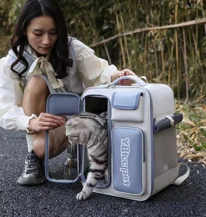 Переноска рюкзак для кошек щенков домашних животных до 8 кг