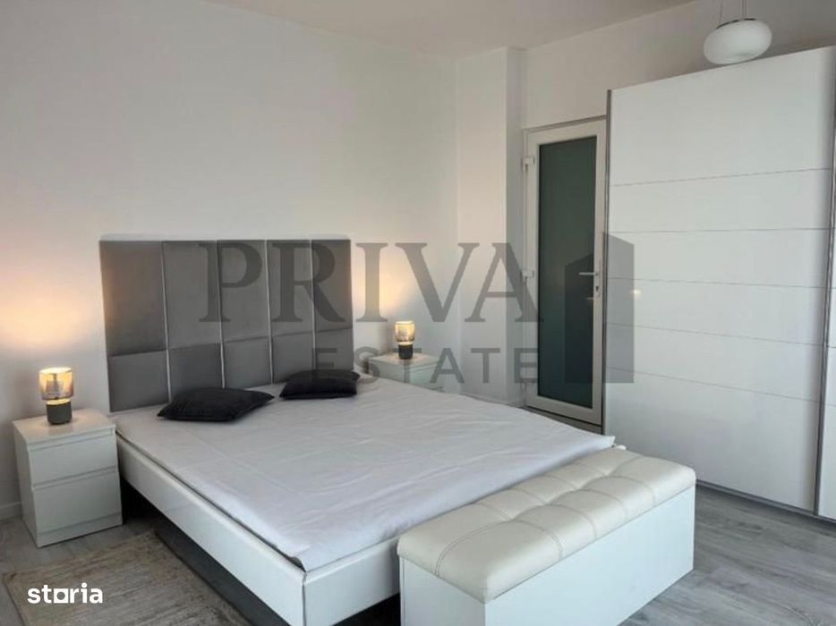 Apartament mobilat 3 camere, 63 mp, 2 balcoane, parcare boxa, Torontal