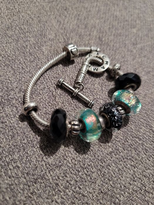 Bratara originala chamilia argint 925 elementi charm /merg la pandora