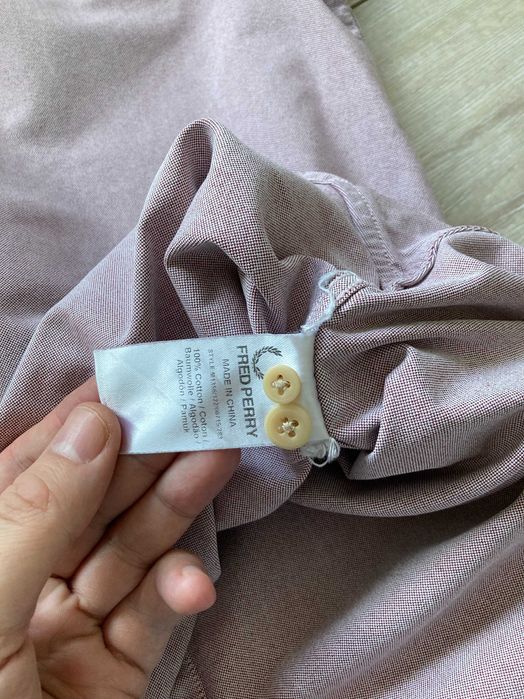 Fred Perry Фред Пери мъжка памучна риза размер М