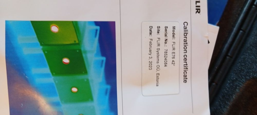 Термокамера FLIR EXX E76