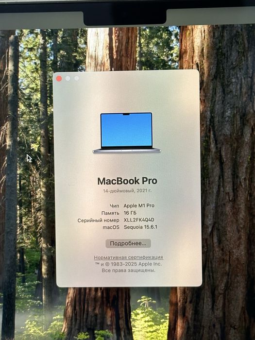 Macbook Pro 14 M1 Pro, 16/512GB, Идеал!