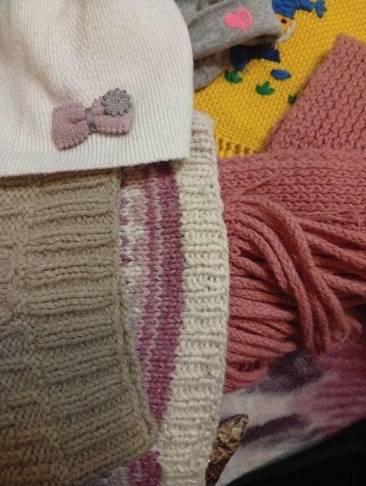 Шапки и шарфы на девочку
