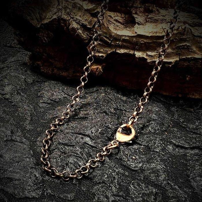 Colier cu pandantiv in stil vintage din cupru cu ametist și cuarţ alb