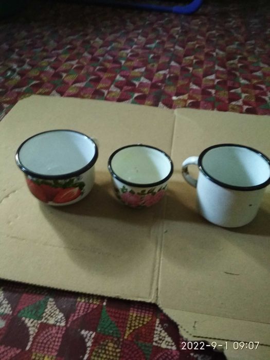 Эмалированные кружки