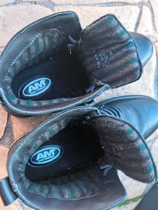 Ghete piele bărbați Deichmann nr. 44